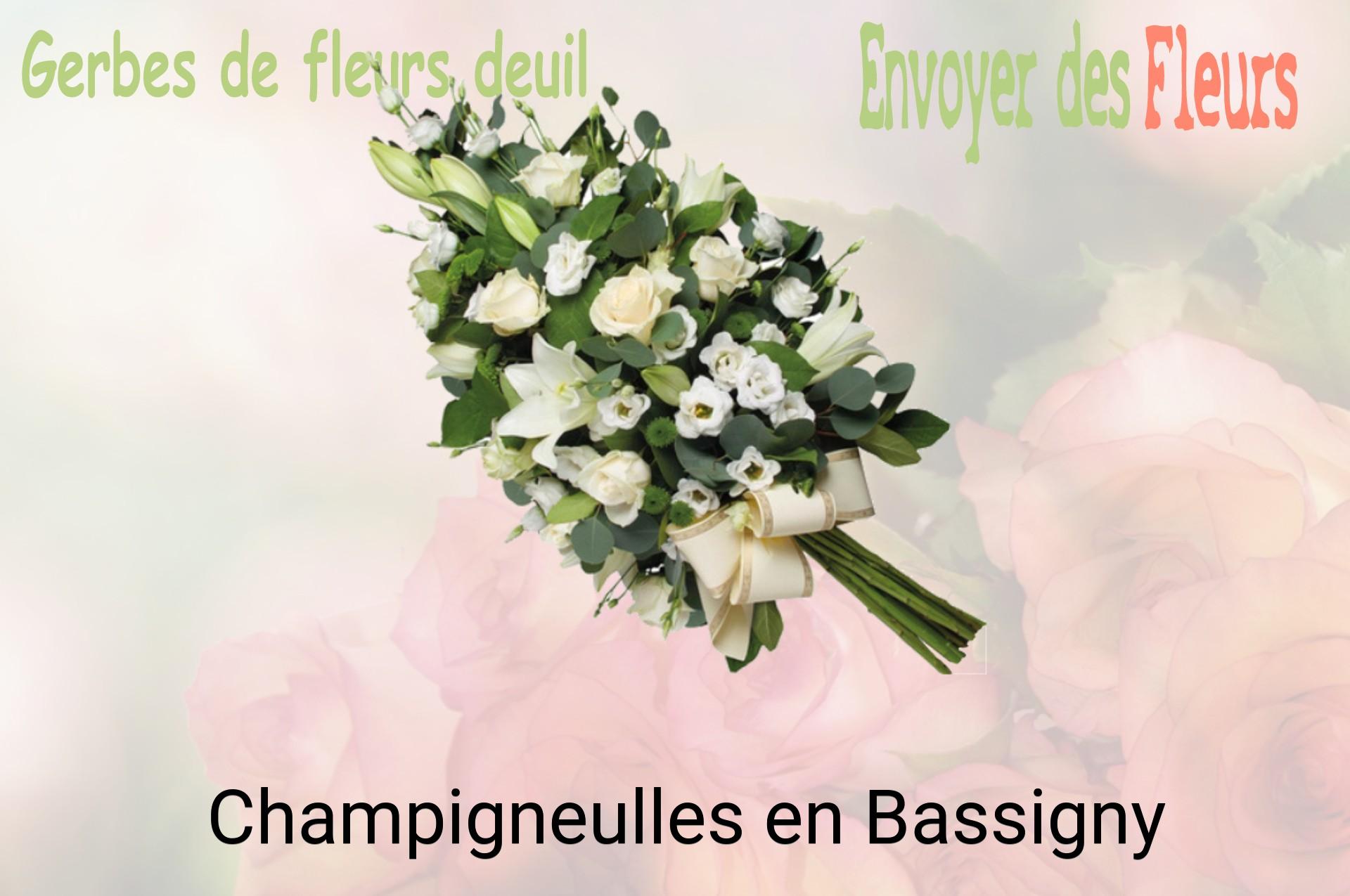 Gerbe de fleurs de deuil livrée à Champigneulles-en-Bassigny